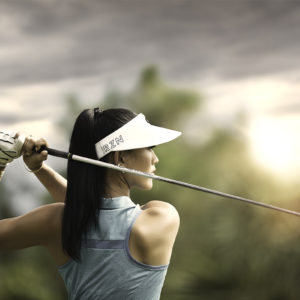 Michelle Wie golf swing