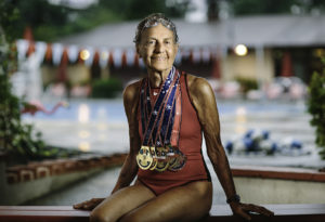 Olympic Swimmer Portrait