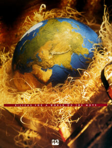 Print advertising, the earth model